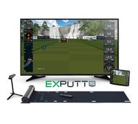ExPutt EX500D Pro Golf Putting Simulator, simulatore di golf domestico, perfetto per mettere swing sempre e ovunque, nero
