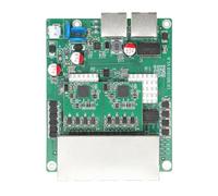 EXQIOUR 10 commutatori di rete Gigabit del porto 8 Port PoEs DC9-60V Input per le varie esigenze di rete Tiny Poet Switches