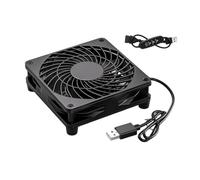 EXQIOUR 5 V 120 MM USB Ventola di Raffreddamento per Router Modem Ricevitore Estrattore Tubo Del Condotto Exhuast Apparecchiature di Saldatura Basso Computer