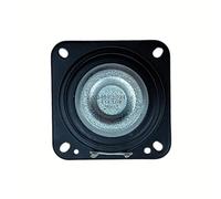 EXQIOUR 50MM Square Frame Altoparlante Driver 10W Potenza Magneti al Neodimio Design per Progetti Multimediali Riproduzione del Suono Chiaro Piazza Gomma Bordo Docente