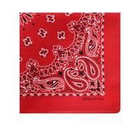 EXQIOUR Bandane alla moda Unisex Quadrato Foulard Casual Wear Fazzoletto per Ciclismo Viaggi Viaggi Campeggio Foulard, Rosso acceso, Taglia unica