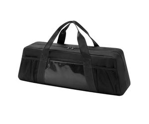 EXQIOUR Borsa multifunzionale per il trasporto di utensili da barbecue con divisori interni per una gestione efficiente dello spazio all'aperto pasto barbecue strumento Shipper