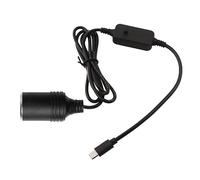 EXQIOUR Caricabatteria da auto Tipo C 5V9V12V15V20V3A A Adattatore Presa Connettore di Ricarica Cavo Tipo C Alimentazione Per Auto
