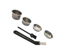 EXQIOUR Cestello filtrante da 51 mm in acciaio inox per caffè Portafilter per accessori per macchine singole/doppie/quattro tazze accessori per macchine