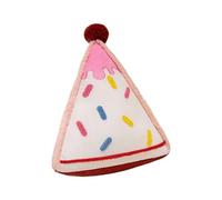 EXQIOUR Cuscino decorativo a triangolo con stelle e lune, con bordo peloso, per divano e letto, imbottitura in cotone PP