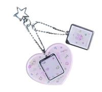 EXQIOUR Disegnato a mano Cartoon Acrilico Carte Titolare Keychain Cartoon Anelli Acrilici Per I Fan Di Musica Popolare E Delle Donne di Modo, B, Taglia unica