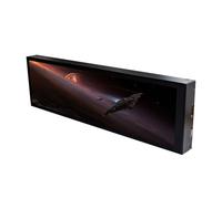 EXQIOUR Display compatto a 8,8 pollici del pannello di tocco della cassa del computer 720P 1920x480 di risoluzione Facile installazione per la produttività rafforzata Display di tocco secondario per