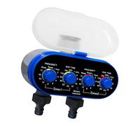 EXQIOUR Efficiente timer a 2 percorsi per la vegetazione consente una pianificazione settimanale e un facile timer di pianificazione dell'irrigatore regolabile