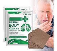 EXQST 20 pz/Borsa Patch di Riparazione per la Pulizia del polmone Organico a Base di Erbe, Libera i polmoni per Uomini Donne Fumatori, allevia Il prurito alla Gola secca