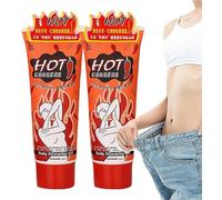 EXQST Crema bruciagrassi al Peperoncino 7 Giorni, Crema Gel al Peperoncino Piccante per dimagrire, Crema anticellulite Crema Calda Snellente, per Pancia, Vita, Glutei, Cosce