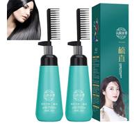 EXQST Fragranza per Capelli Smooth Essence Crema stirante per Capelli proteica Balsamo per Capelli Senza risciacquo Crema stirante per Capelli di 3 Secondi con Pettine per Capelli secchi e Crespi