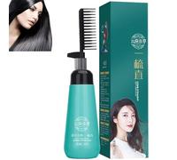 EXQST Fragranza per Capelli Smooth Essence Crema stirante per Capelli proteica Balsamo per Capelli Senza risciacquo Crema stirante per Capelli di 3 Secondi con Pettine per Capelli secchi e Crespi