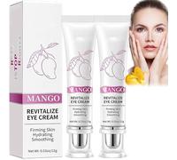EXQST Mango Crema Rivitalizzante Contorno Occhi Idratante Nutriente Levigante Delicata Cura della Pelle Crema Contorno Occhi Siero Lifting Occhi Crema Contorno Antirughe e Antietà