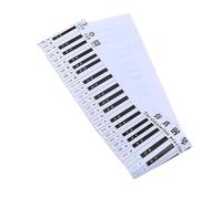 EXQUIMEUBLE 1 Pezzo Tabella Pratica per Tastiera Pianoforte Guida Simulazione Dito per Principianti e Insegnanti Note e Esercizi Strumento Apprendimento
