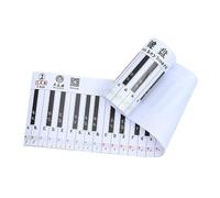 EXQUIMEUBLE 1 Pezzo Tavola Riferimento per Pianoforte con Adesivo Pratico per Principianti Facilita Apprendimento delle Note e Migliora Efficienza Studio