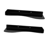 EXQUIMEUBLE 1 Set Scheda Di Scarpe e Porta Pantofola Scarpiera Per Ingresso Ripiano Per Scarpe Da Ginnastica Display Per Scarpe Mensola Per Scarpe Da Parete Scarpiere Acrilico Black