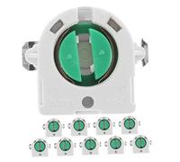 EXQUIMEUBLE 10pezzi Portalampada Led Per Tubi Fluorescenti Accessorio Per Lampade Sostituzione Ricambio Tombstone Per Bi-pin