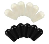 EXQUIMEUBLE 12pezzi Pz Tappi Per Interruttori Toggle Per Chitarra Elettrica Manopole Per Interruttori Tre Vie Compatibili Con Vari Modelli Di Chitarra Facili Da Installare Da Neri