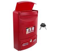 EXQUIMEUBLE 1set Cassetta Postale con Serratura Sicura da Parete per Esterno Piccola e Multifunzione Scatola Portadocumenti Resistente e Moderna per Ufficio e Casa
