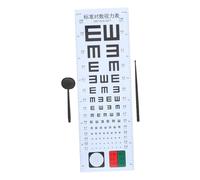 EXQUIMEUBLE 1set Test Per La Vista Chart Visivo Portatile Per Uso Include Strumenti Per La Misurazione Della Visione Per Adulti e Ragazza Ragazza Facile Usare e Pratico Per Regolari