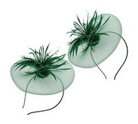 EXQUIMEUBLE 2 Pcs Flapper Chieno Flapper Accessori Per Alla Fase Del Velo Accessori Per Per Le Donne Weddings Paperino Banchetti Di Cappelli Da Tea Party Affascinante