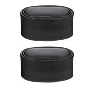 EXQUIMEUBLE 2 Pezzi Cuscino Avvolgitore Automatico Pu Nero Pu Nero | Carica Orologi Automatici, Supporto per Custodia, Display e Stoccaggio
