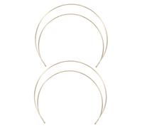 EXQUIMEUBLE 2pezzi Fascia Per in Metallo Angelo Sacro Copricapo Sottile Alla Moda Cerchietto Per Doppio Cerchietto Per Donne e Ragazze Per Eventi Speciali