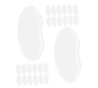 EXQUIMEUBLE 30 Pezzi Maschera Trasparente Primer Palette Finte Ciglia Illuminanti Spray Per Struccante Per Sopracciglia Finte Bond Ciglia Salone Per Occhi Monouso Arriccia