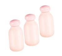 EXQUIMEUBLE 3pezzi Bottiglie Da Viaggio Riutilizzabili Impermeabili Contenitori Trasparenti Per Shampoo Lozioni e Prodotti Per La Del Corpo Accessori Da Viaggio Pratici e Sicuri
