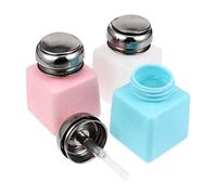 EXQUIMEUBLE 3pezzi Dispenser Meccanismo a Pressione Bottiglia Vuota Da Pratica Perdite Per Liquidi Cosmetici