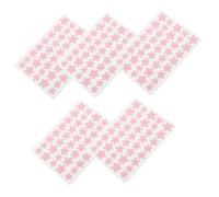 EXQUIMEUBLE 5pezzi Brufoli Forma Di Stella Adesivi Invisibili Per Trattamento Sotto Trucco Per Cicatrici Design Colorato e Portatilper La Della