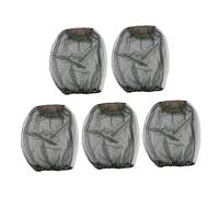 EXQUIMEUBLE 5pezzi Rete Protettiva Per Viso e Collo Zanzariera Leggera Per Pesca e Attività All Aperto Facile Da Indossare e Rimuovere Protezione Contro Insetti e Pungiglioni