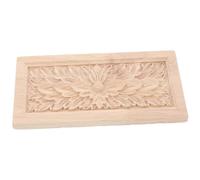 EXQUIMEUBLE Applique Legno Intagliato per Mobili Decorazioni Floreali per Armadi Porte e Pareti Design Colonna Romana Facile Abbinamento per Interni