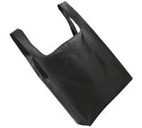 EXQUIMEUBLE Borsa della Spesa in Tela Riutilizzabile Lavabile Nera, Borsa Portatile Multiuso Pieghevole la Casa lo Shopping Quotidiano