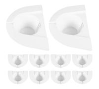 EXQUIMEUBLE Cappelli per Urina per Wc 10 Pezzi Contenitore di Raccolta Ampio da 800 Ml per Test Urine e Feci Adatto a Anziani e Adulti