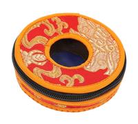 EXQUIMEUBLE Custodia Per Campane Da Meditazione Nepalesi Borsa Porta Campane in Materiale Resistente Manicotto a Campana Buddiste Di 10 Cm Di Diametro