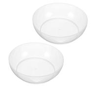 EXQUIMEUBLE Digital Scale Bowls da Cucina, 600 Ml, 2 Pezzi in Plastica, per Preparazione di Alimenti e Pasticceria in Cucina