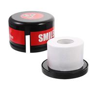 EXQUIMEUBLE Dispenser Porta Strisce per Collo da Barbiere in Plastica Nera, Contenitore Pezzi di Carta per Parrucchieri, Custodia Pratica per Strisce da Collo Professionali, Uso per Taglio