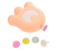 EXQUIMEUBLE Kit Elettrico Per Rifinitura Unghie Ragazzo Ragazza Tagliaunghie Sicuro e Silenzioso Con Testine Di Levigatura Per Ragazzo Ragazza Design Ergonomico e Colore Rosa