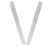 EXQUIMEUBLE Nastro Trasparente per Telaio Racchetta da Tennis 37cm 2 Pezzi, Protezione Antiurto e Recuperatore di Palline, Accessorio Sportivo per Tennis Adatto a Ogni Condizione