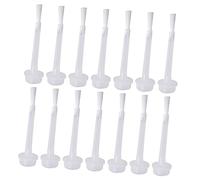 EXQUIMEUBLE Pennello Professionale Per Smalto in Plastica Per Immersione Liquida Unghie, Set 50 Pezzi, Sostituzione Pennello Per Manicure Ragazza, Strumenti Nail Art Uniformi e Leggeri Da Riporre