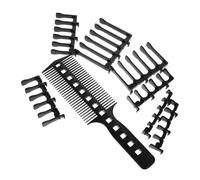 EXQUIMEUBLE Pettini Regolabili Per Taglio Pettine Curvo Con Supporti Per Posizionamento Per Parrucchieri e Stile Di Acconciature Include Di Pettini Limitatori