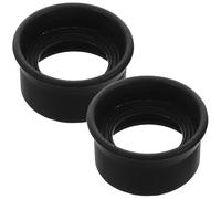 EXQUIMEUBLE Protezioni Oculari in Gomma per Microscopio Stereo, Diametro Esterno 31-33mm, Set 2 Pezzi, Ricambio per Oculari Binoculari, per Uso Professionale