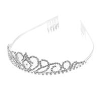 EXQUIMEUBLE Ragazze Con Tiara Metallo Per Compleanno e Spettacoli Accessorio Per Piccole Principesse