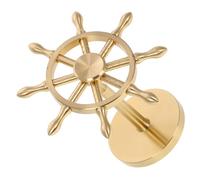 EXQUIMEUBLE Rudere Nautico Ottone Per Decorazione Da Scrivania Elemento Artistico Unico Per Ufficio e Casa Statuetta Da Tavolo Di Design Marino Accessorio Decorativo Per Interni Con Stile