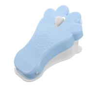 EXQUIMEUBLE Spazzola Per Pulizia Dei Dita Dei Piedi Scrubber Esfoliante Per Interstizi Delle Dita Per Anziani e Persone Con Mobilità Ridotta Colore Blu Facilita La Pulizia Senza Piegarsi