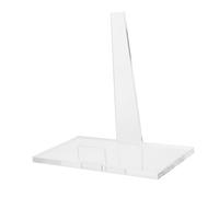 EXQUIMEUBLE Supporto per Cornice in Acrilico Trasparente Piccolo Cavalletto da Scaffale per Foto Libri Piatti e Oggetti Espositivi Robusto e Durevole per Uso