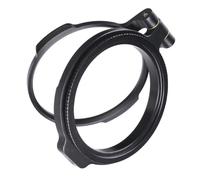 EXQUIMEUBLE Supporto per Filtro Nd a Sgancio Rapido 58mm in Metallo, Staffa a Conchiglia per Obiettivo Fotocamera Dslr Coperchio Ribaltabile, Accessorio per Fotografia in Condizioni di Luce
