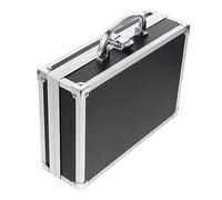 EXQUIMEUBLE Valigetta Rigida in Alluminio Custodia Multifunzione Portatile Con Manico Rinforzato Scatola Porta Utensili e Strumenti Per Ufficio Casa e Viaggio