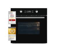Exquisit Forno da incasso EBEP697-H-030, nero, pirolisi, timer, aria calda, 60 cm